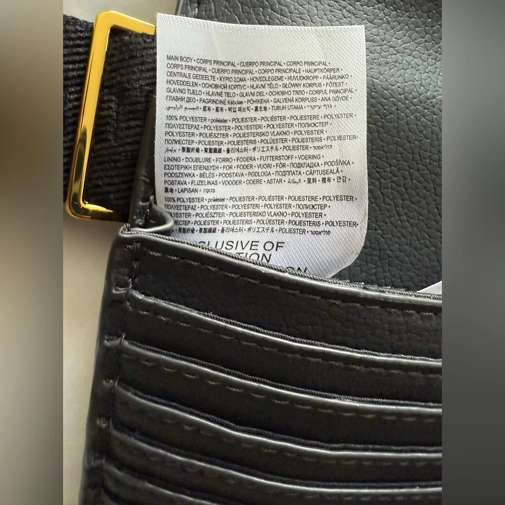 Jordan Black Wallet Bag with Gold Jumpman